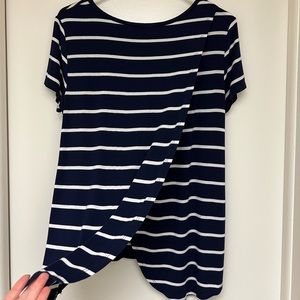 Cable and gauge nautical tee